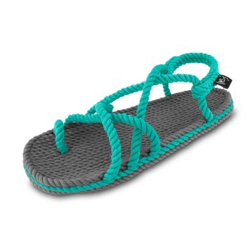 Toe Joe Grey Turqoise